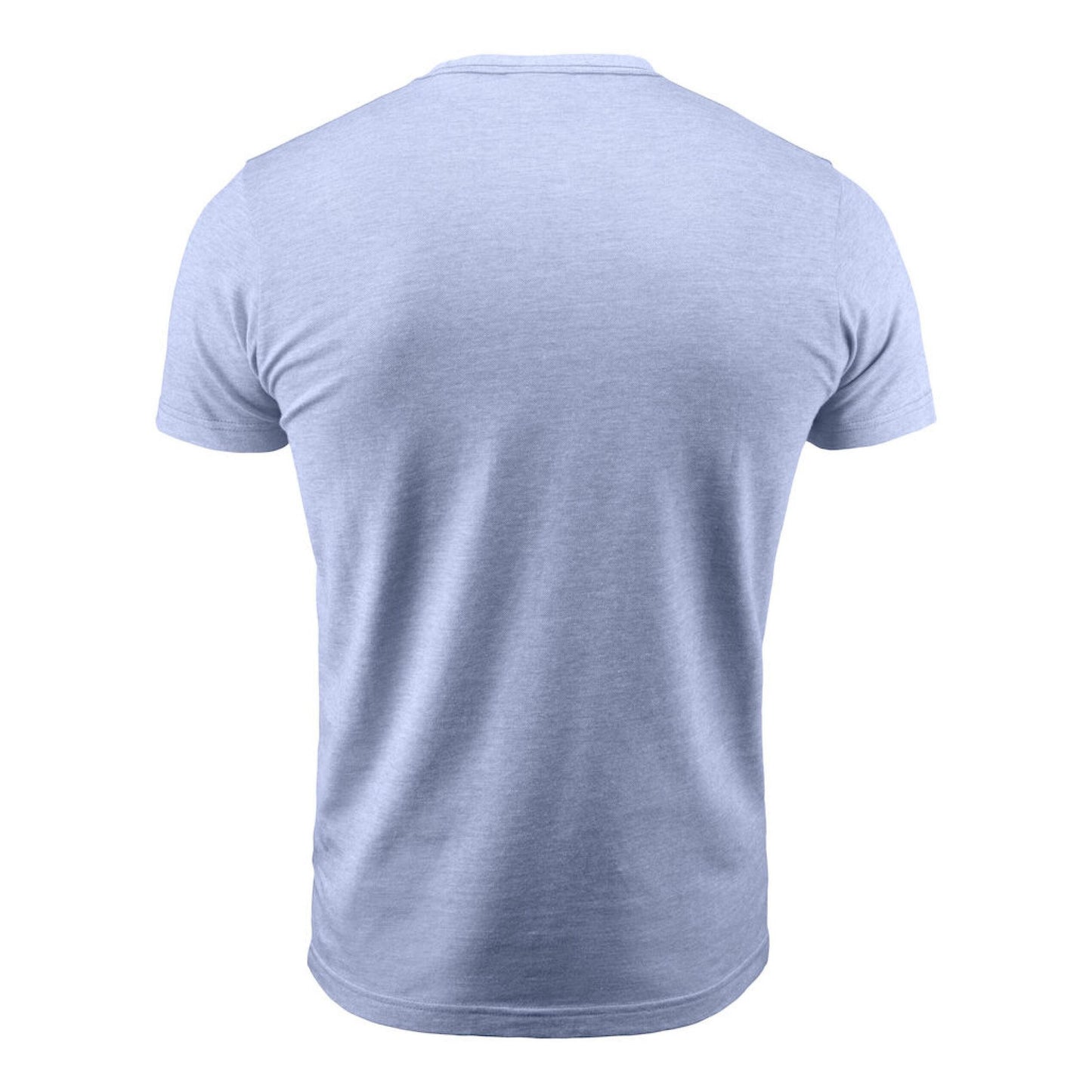 Light Blue Washed Melange - Pack Shot - James Harvest Mens T-Shirt