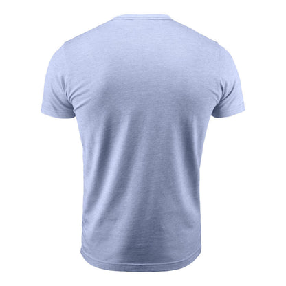 Light Blue Washed Melange - Pack Shot - James Harvest Mens T-Shirt
