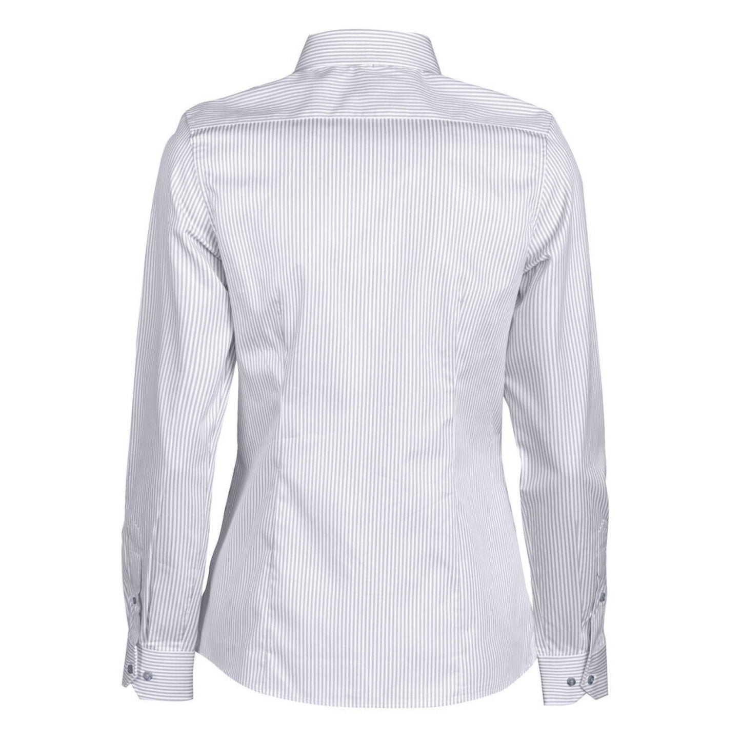 Grey - Back - James Harvest Womens-Ladies Reno Shirt