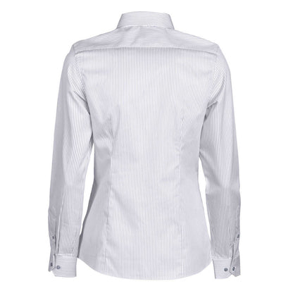 Grey - Back - James Harvest Womens-Ladies Reno Shirt