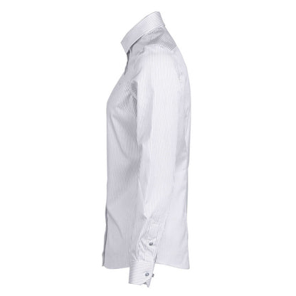 Grey - Side - James Harvest Womens-Ladies Reno Shirt