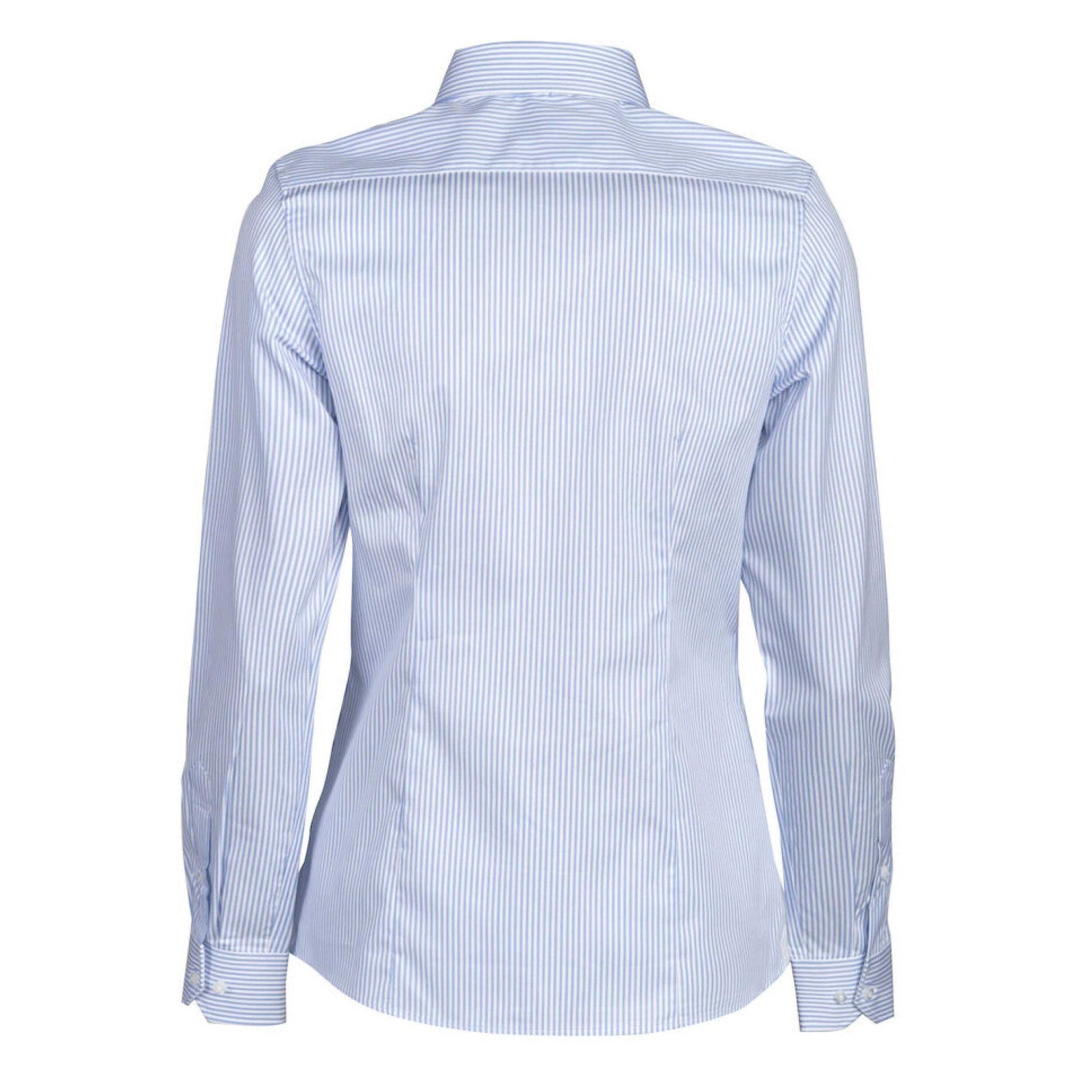 Light Blue - Back - James Harvest Womens-Ladies Reno Shirt