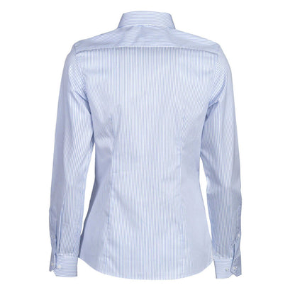Light Blue - Back - James Harvest Womens-Ladies Reno Shirt