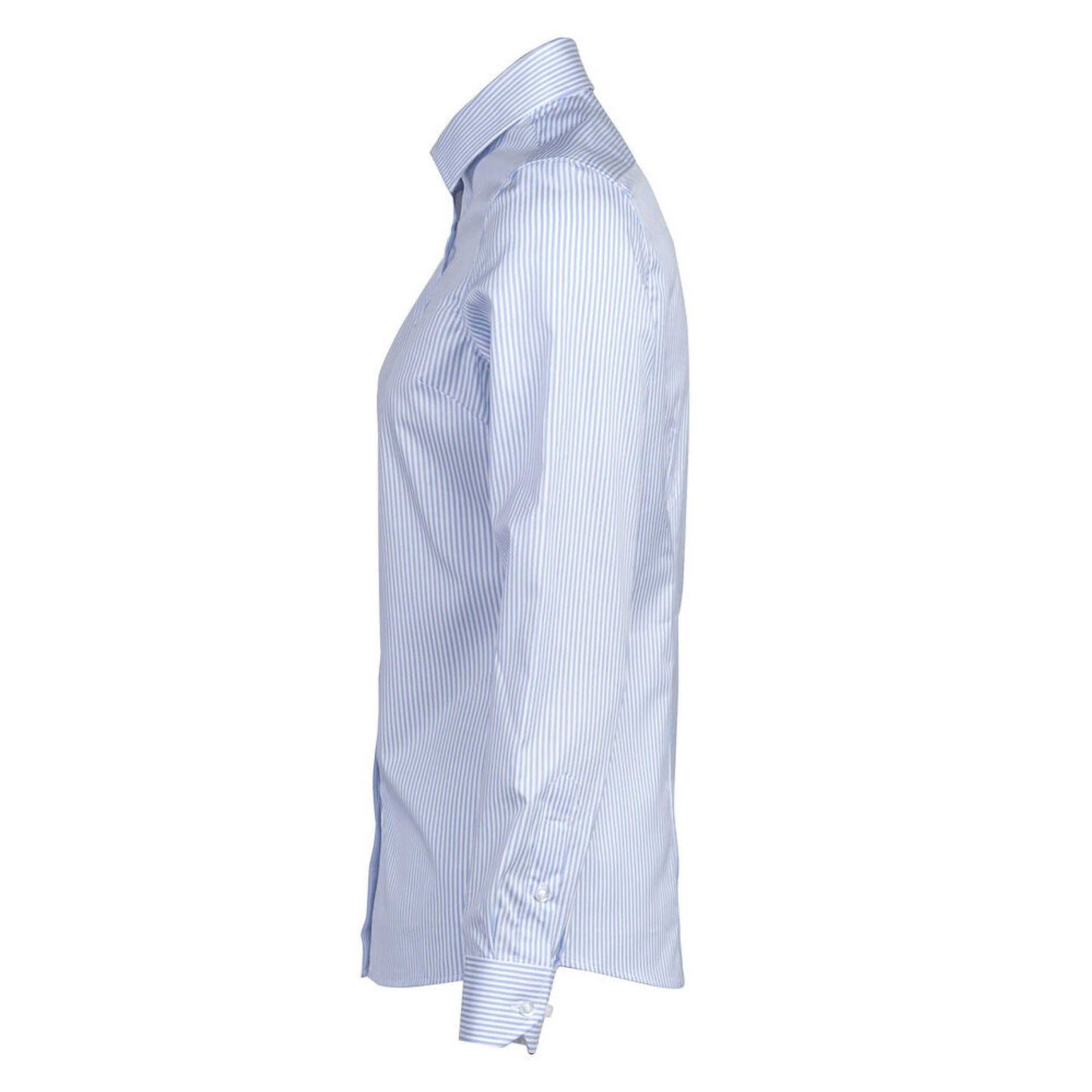 Light Blue - Side - James Harvest Womens-Ladies Reno Shirt
