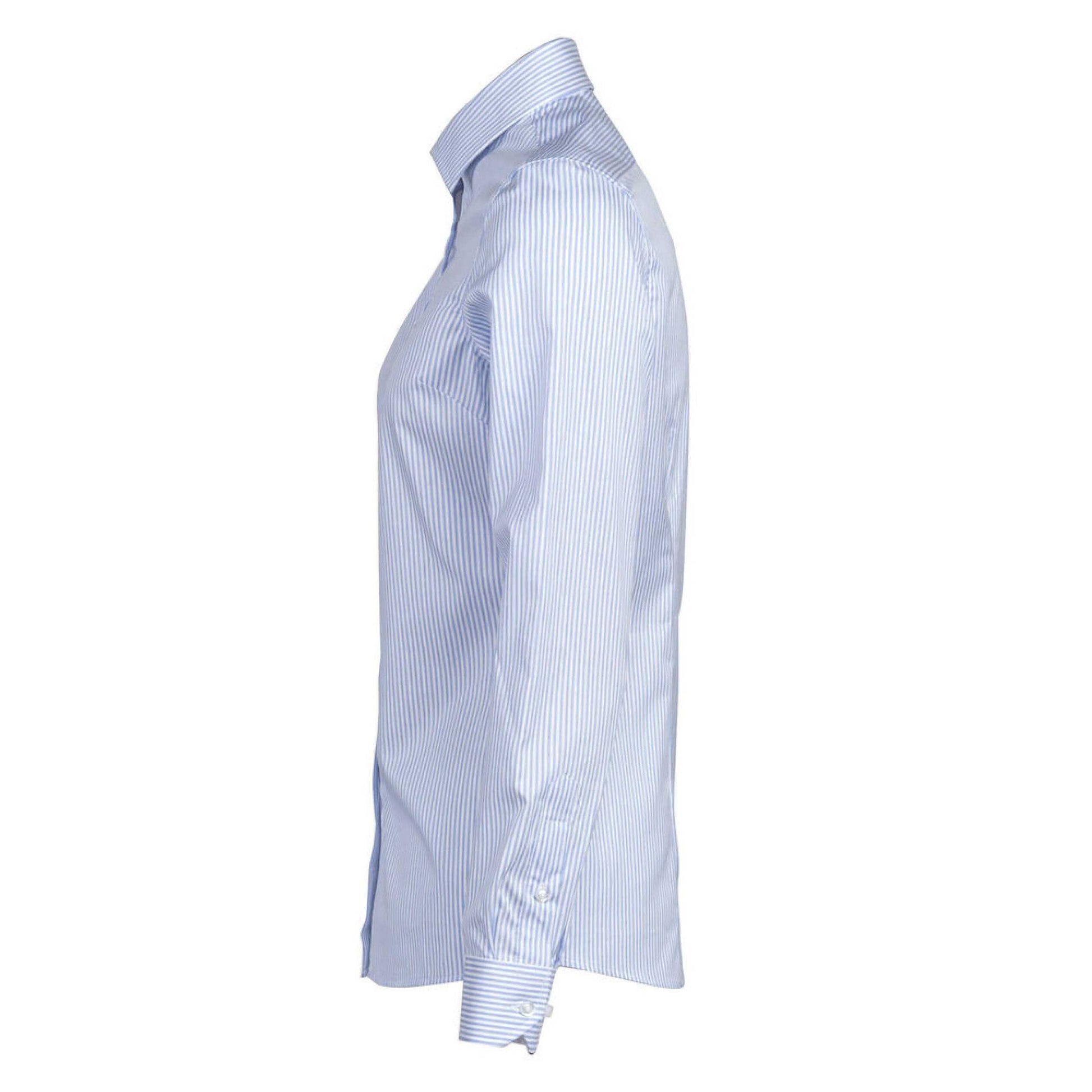 Light Blue - Side - James Harvest Womens-Ladies Reno Shirt