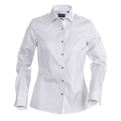 Grey - Front - James Harvest Womens-Ladies Reno Shirt