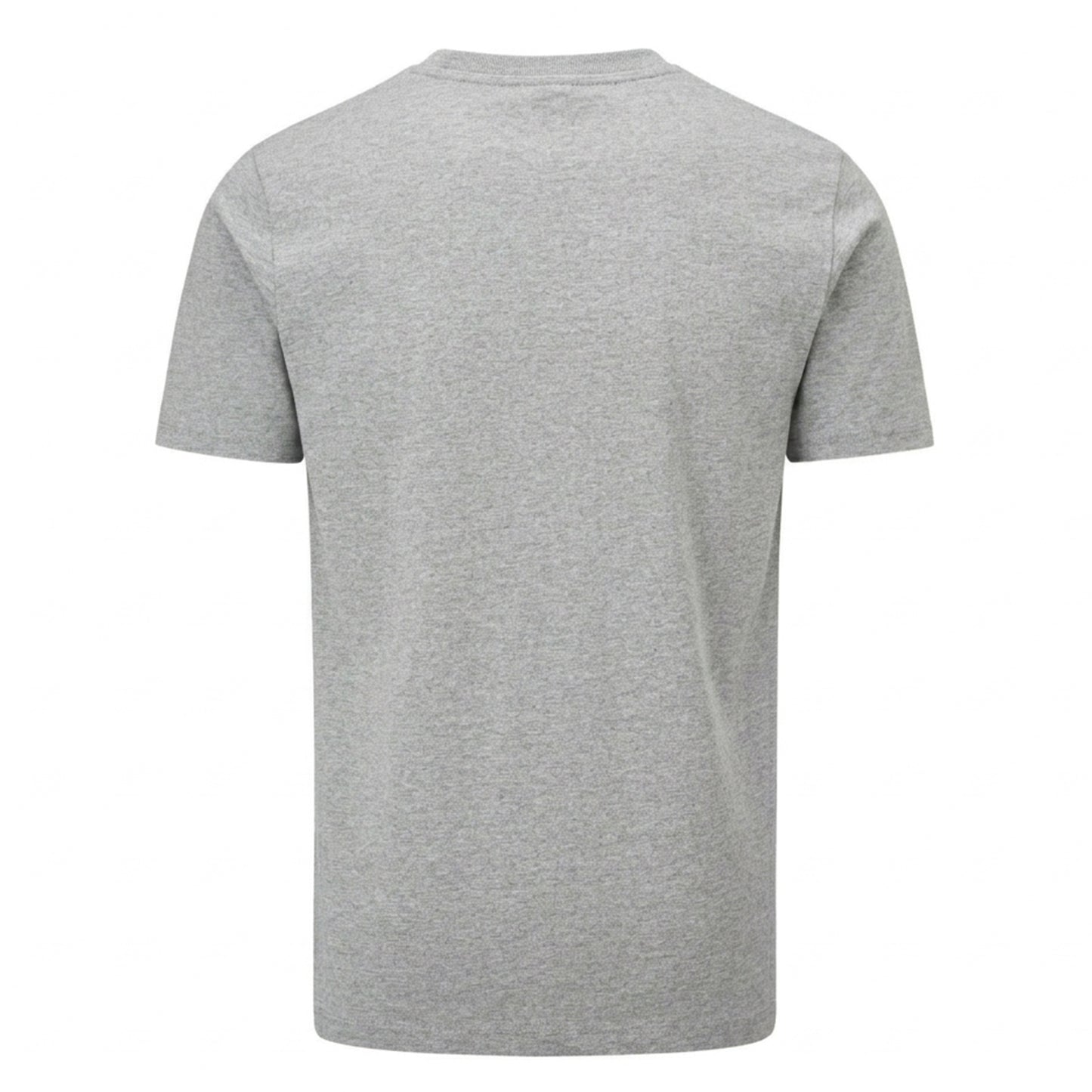 Heather Grey Melange - Back - Mantis Unisex Adult Essential Organic Cotton T-Shirt