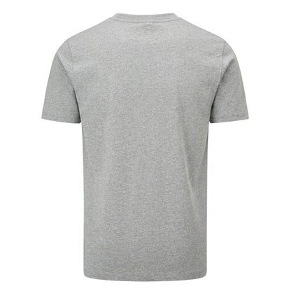 Heather Grey Melange - Back - Mantis Unisex Adult Essential Organic Cotton T-Shirt