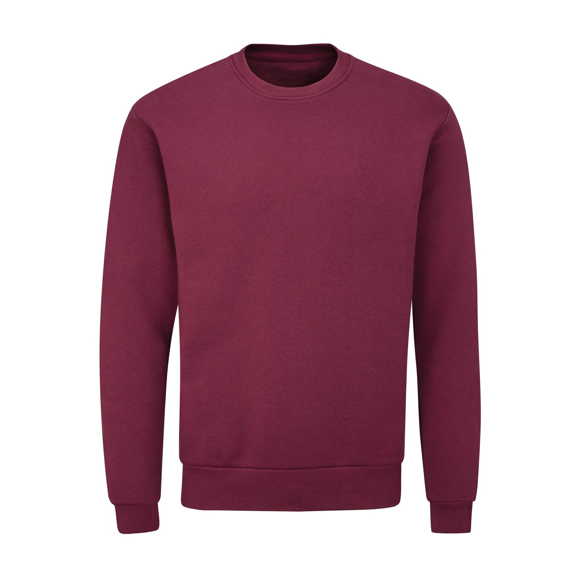 Burgundy - Back - Mantis Unisex Adult Essential Organic Sweatshirt