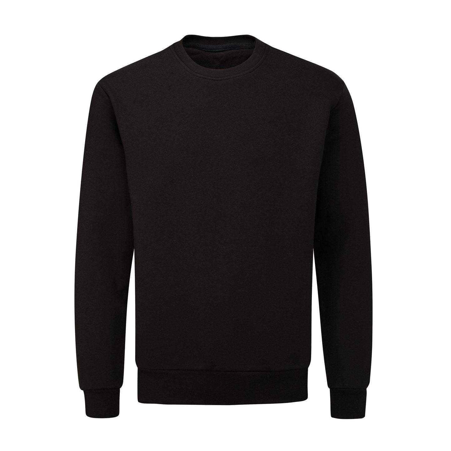 Black - Back - Mantis Unisex Adult Essential Organic Sweatshirt
