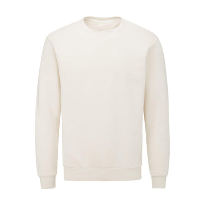 Natural - Back - Mantis Unisex Adult Essential Organic Sweatshirt