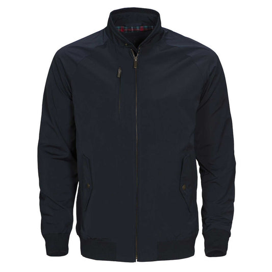 Navy - Front - James Harvest Unisex Adult Harrington Jacket