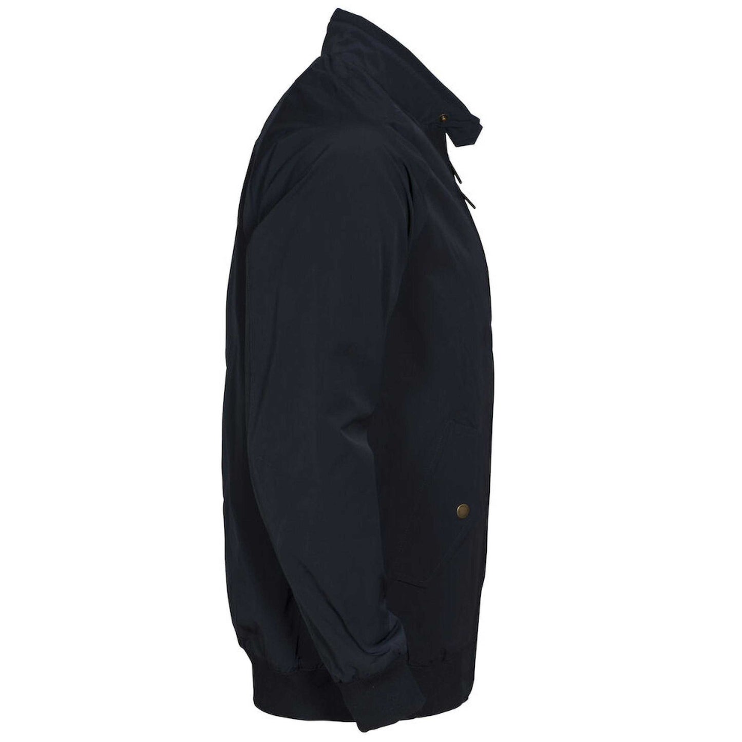 Navy - Side - James Harvest Unisex Adult Harrington Jacket