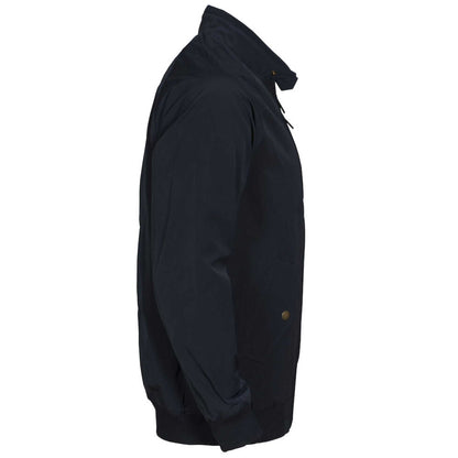 Navy - Side - James Harvest Unisex Adult Harrington Jacket