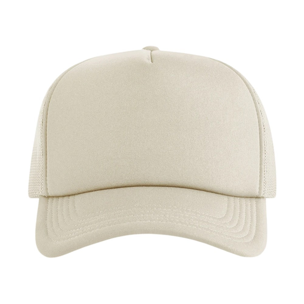 Stone - Side - Beechfield Classic Foam Trucker Cap