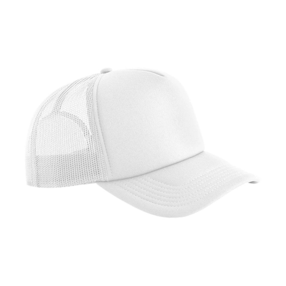 White - Front - Beechfield Classic Foam Trucker Cap