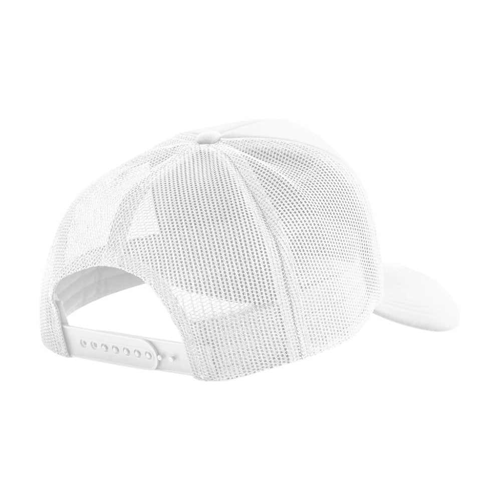 White - Back - Beechfield Classic Foam Trucker Cap