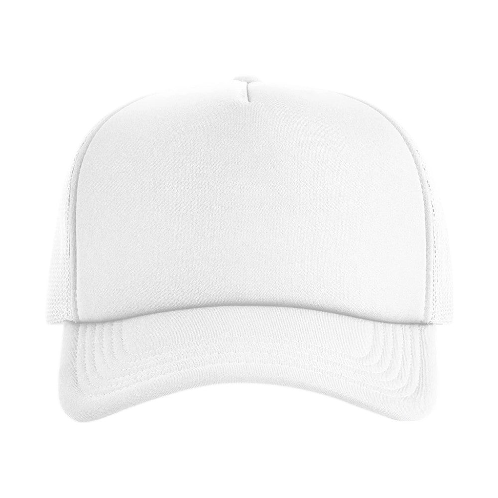 White - Side - Beechfield Classic Foam Trucker Cap