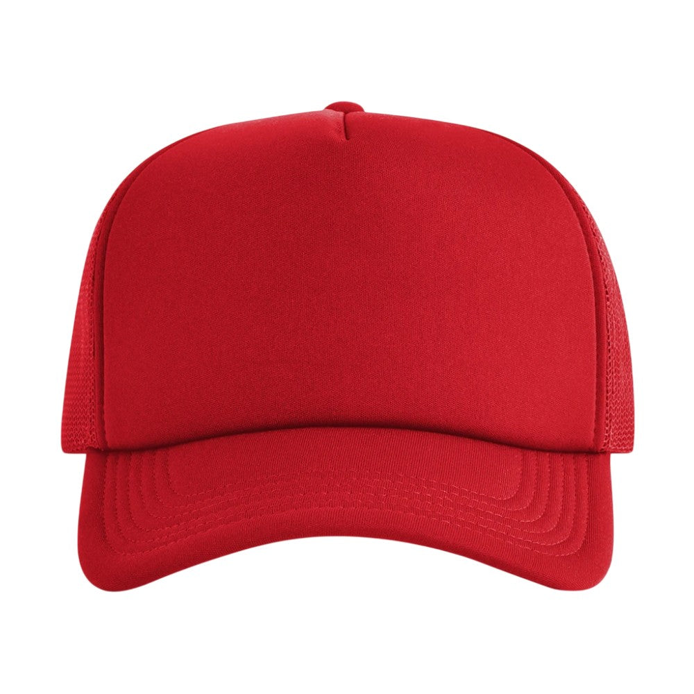 Classic Red - Side - Beechfield Classic Foam Trucker Cap