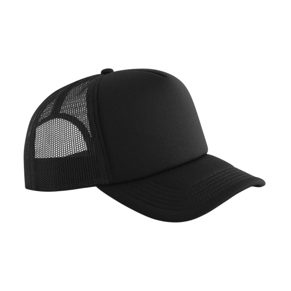 Black - Front - Beechfield Classic Foam Trucker Cap