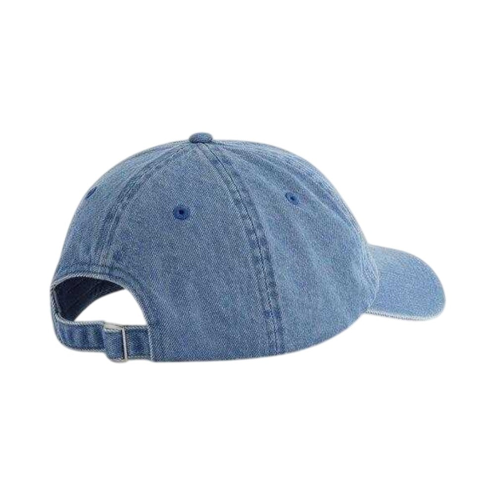 Mid Blue - Back - Beechfield Denim Baseball Cap