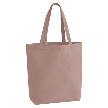 Rose Pink - Back - Westford Mill Heavy Canvas Tote Bag
