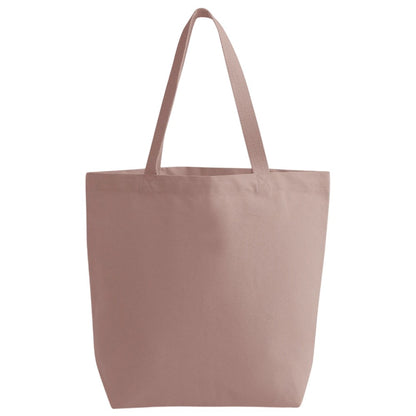 Rose Pink - Front - Westford Mill Heavy Canvas Tote Bag