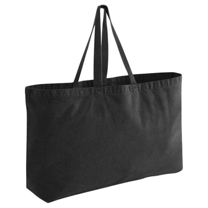 Vintage Black - Back - Westford Mill Garment Dyed Oversized Tote Bag
