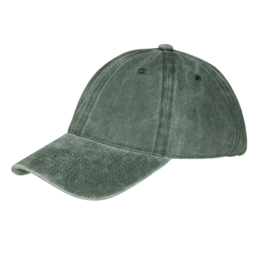 Vintage Bottle Green - Back - Result Headwear Core Cotton Baseball Cap