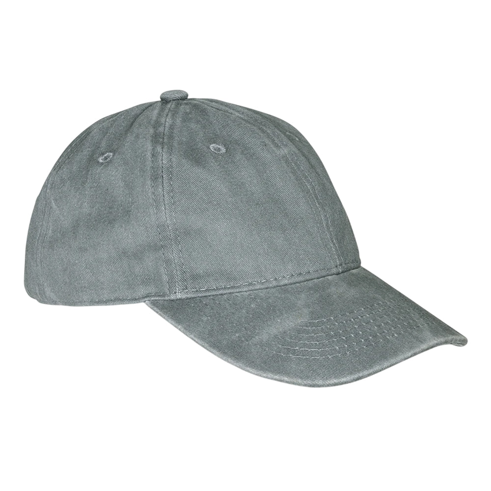 Vintage Grey - Front - Result Headwear Core Cotton Baseball Cap