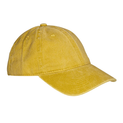 Vintage Mustard - Front - Result Headwear Core Cotton Baseball Cap