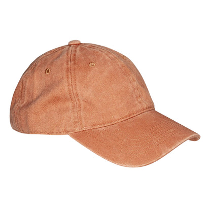 Vintage Orange - Front - Result Headwear Core Cotton Baseball Cap