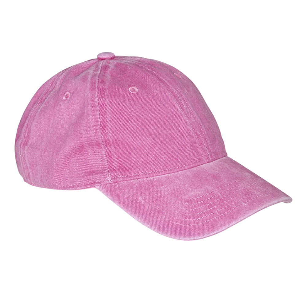Vintage Pink - Front - Result Headwear Core Cotton Baseball Cap