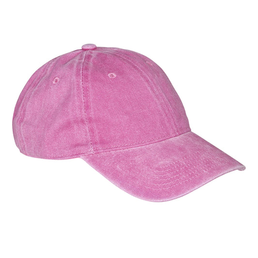 Vintage Pink - Front - Result Headwear Core Cotton Baseball Cap