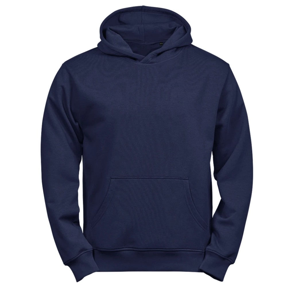 Navy - Front - Tee Jays Childrens-Kids Unlabeled Hoodie