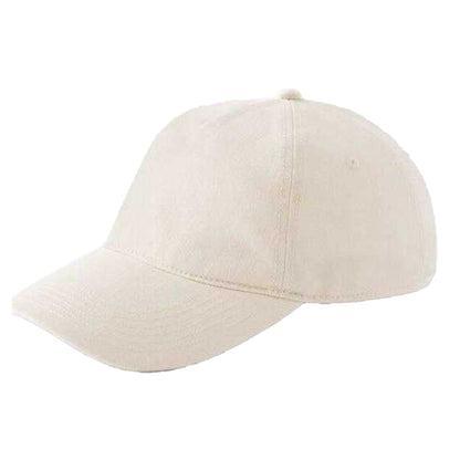 Natural - Back - Beechfield Baseball Cap