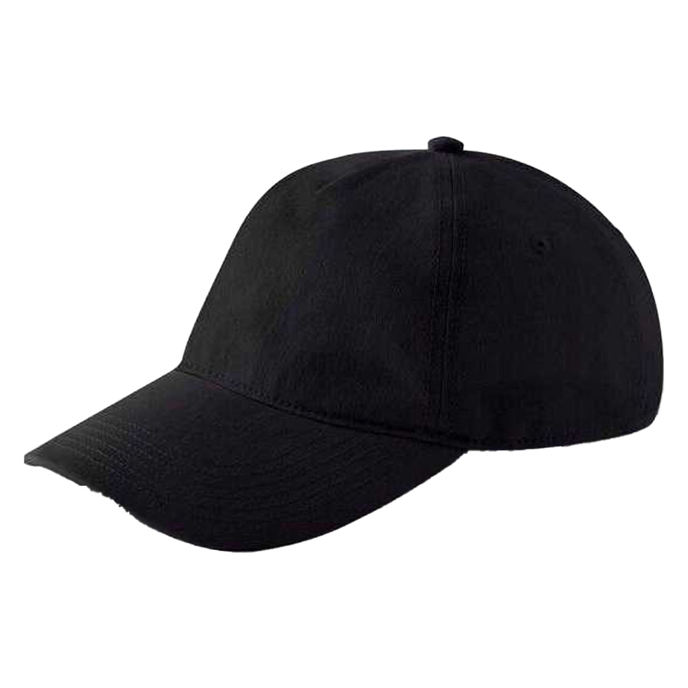 Black - Back - Beechfield Baseball Cap