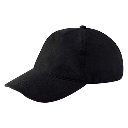 Black - Back - Beechfield Baseball Cap