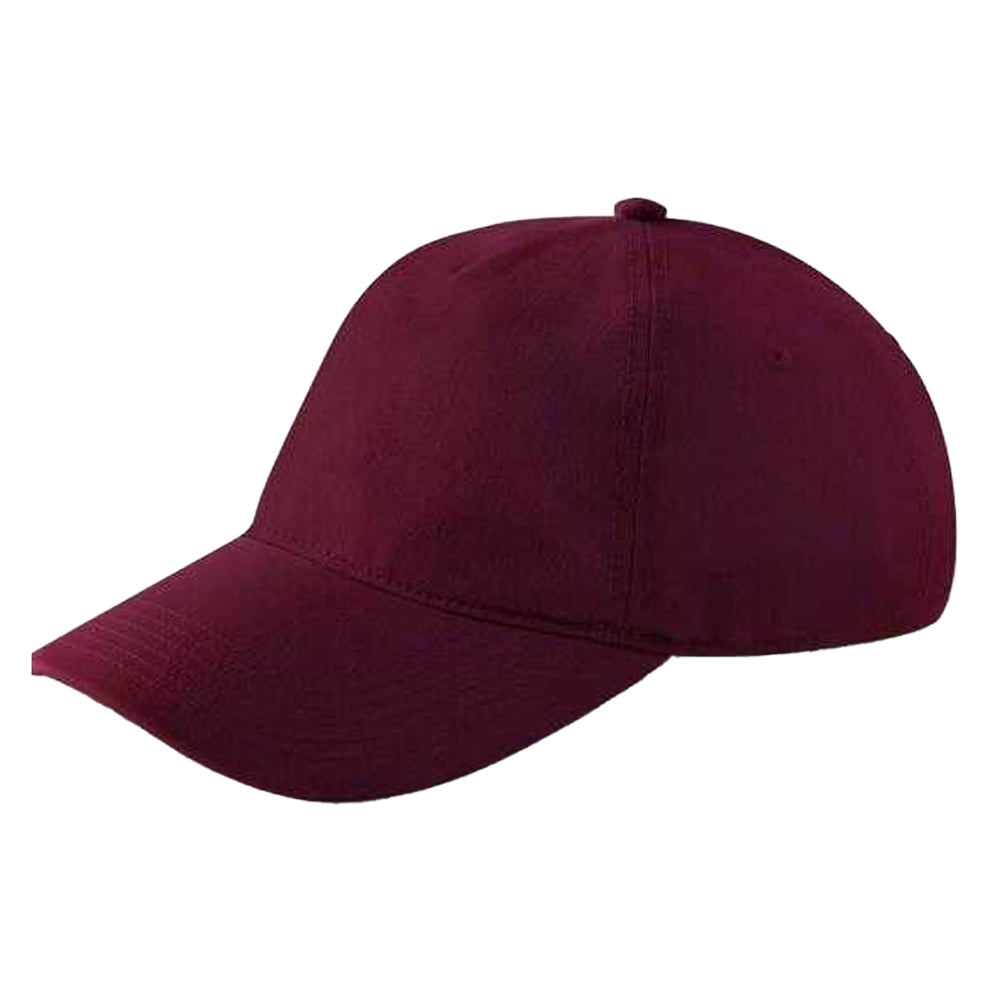 Burgundy - Back - Beechfield Baseball Cap