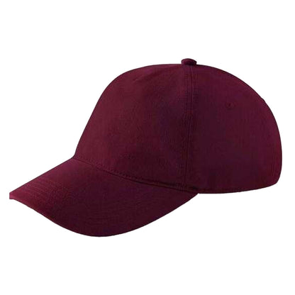 Burgundy - Back - Beechfield Baseball Cap