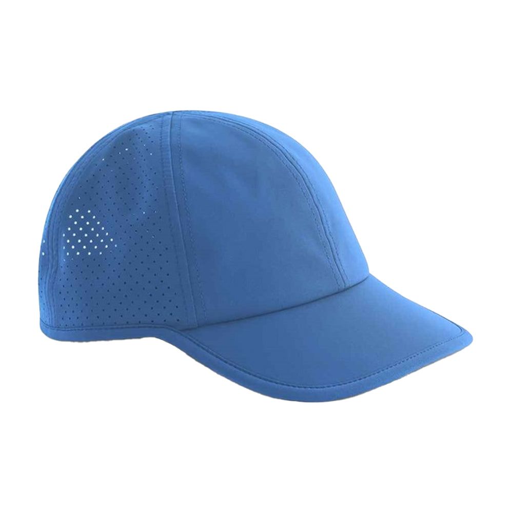Cornflower Blue - Front - Beechfield Technical Training Baseball Cap