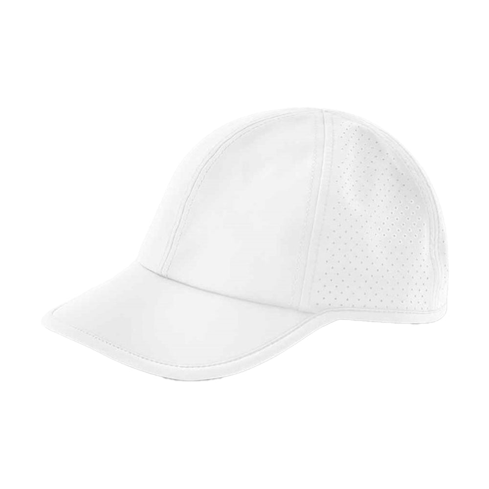 White - Side - Beechfield Technical Training Baseball Cap