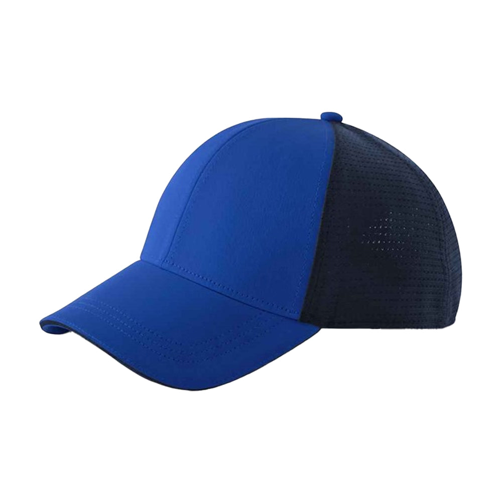 Royal Blue-Navy - Side - Beechfield Club Baseball Cap