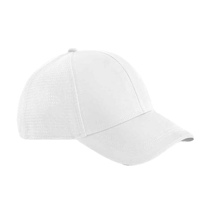 White - Front - Beechfield Club Baseball Cap