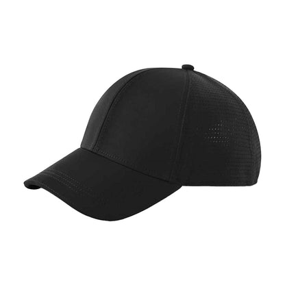 Black - Side - Beechfield Club Baseball Cap