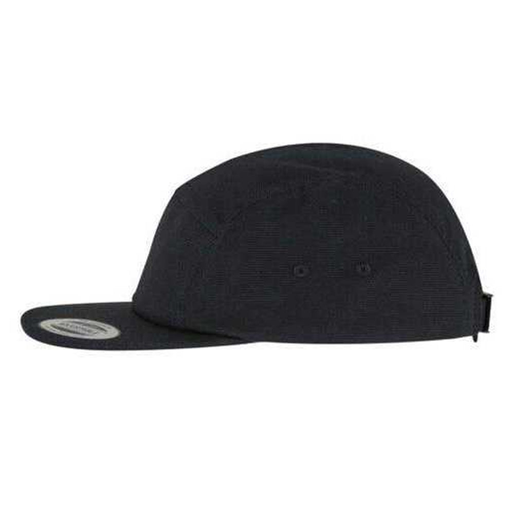 Black - Side - Flexfit Jokey Canvas Baseball Cap