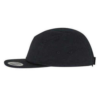 Black - Side - Flexfit Jokey Canvas Baseball Cap