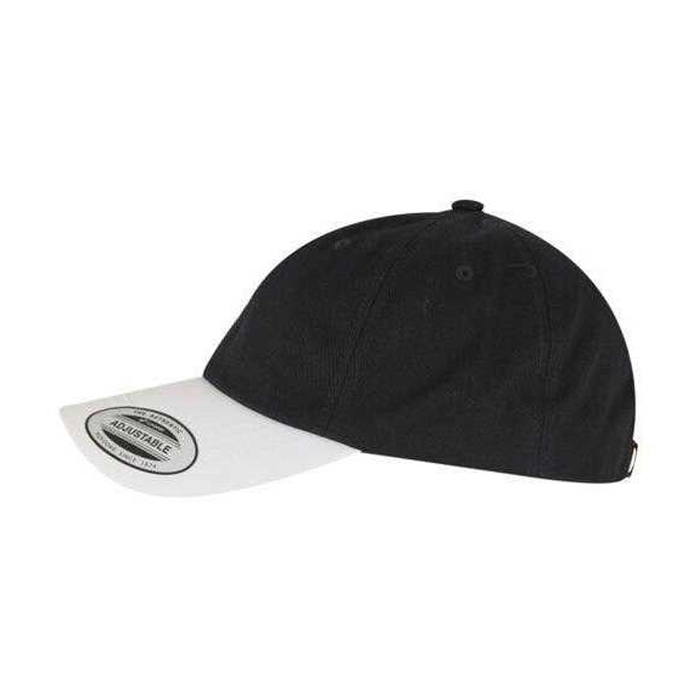 Black-White - Side - Flexfit Classic Two Tone Low Profile Baseball Cap