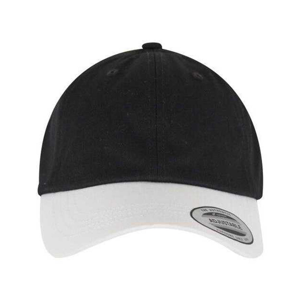 Black-White - Pack Shot - Flexfit Classic Two Tone Low Profile Baseball Cap