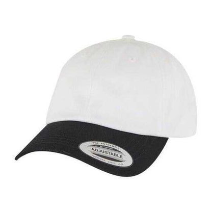 White-Black - Front - Flexfit Classic Two Tone Low Profile Baseball Cap